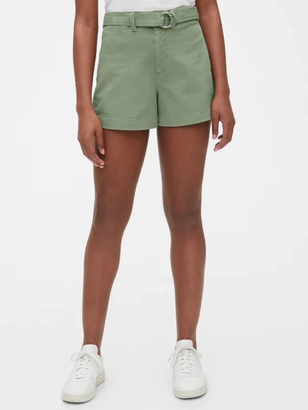 GAP 4" High Rise Shorts with Belt Size 4